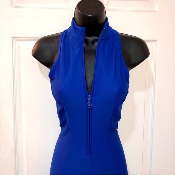 NWT Victoria’s Secret Blue Zip up Jumpsuit - Picture 9 of 16